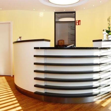 Empfangsbereich der Praxis