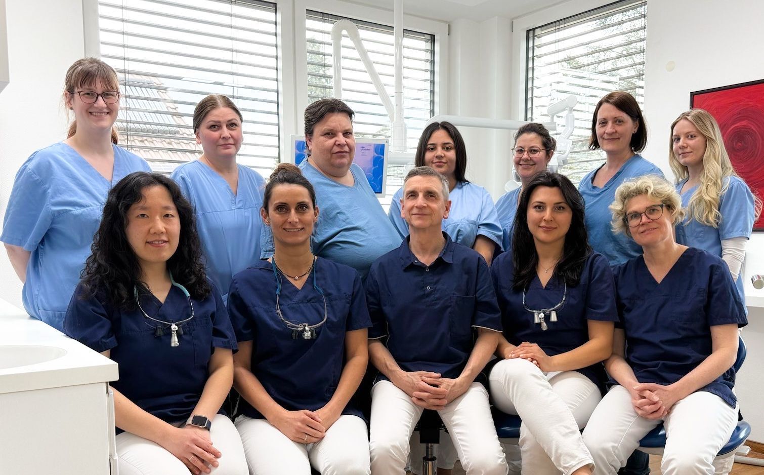Gruppenfoto unseres Praxisteams